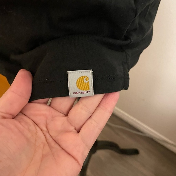 CARHARTT-105740 Relaxed Fit Lightweight Crew Neck T-Shirt - Short Sleeve - Picture 3 of 5